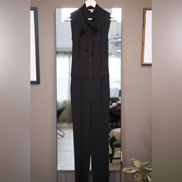 Burberry Black Silk Jumpsuit